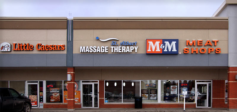 The St. Albert Massage Therapy Clinic located at the Gateway Village Shopping Centre The St. Albert Massage Therapy Clinic located at the Gateway Village Shopping Centre