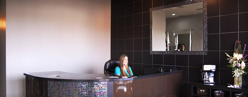 Reception Area at the St. Albert Massage Therapy Clinic