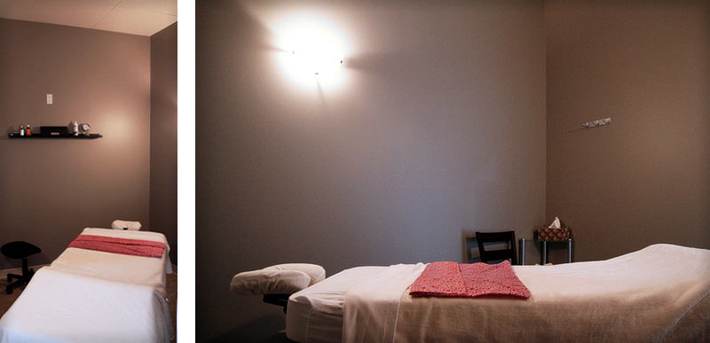 Treatment Room at the St. Albert Massage Therapy Clinic