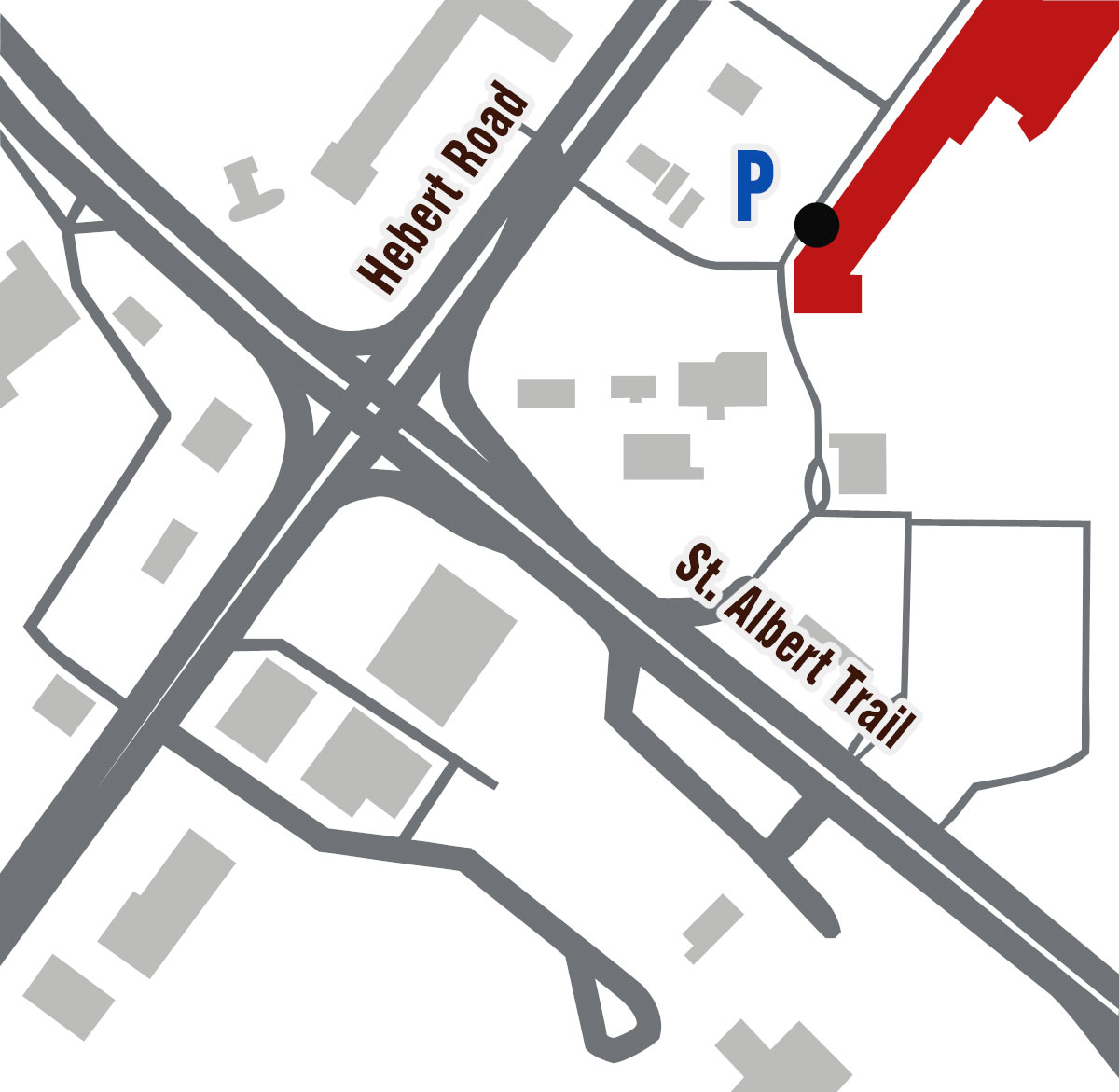 Our location in St. Albert Our location in St. Albert