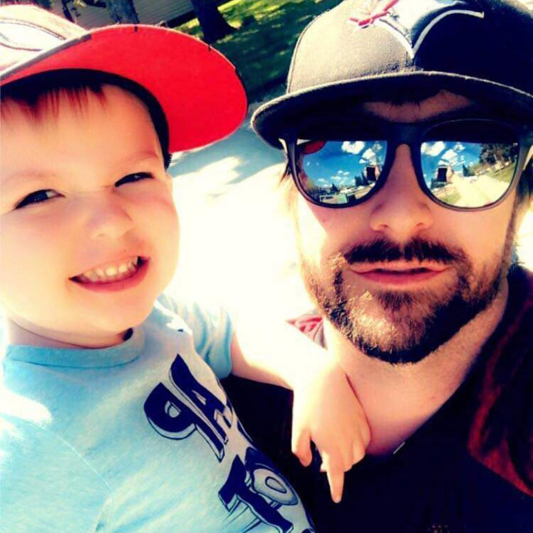 Kasey with his son Carter